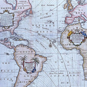 Edmond Halley creates a map showing prevailing winds at different locations.